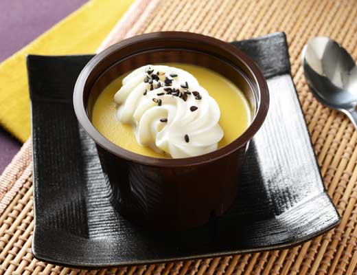 プリンみたいなスイートポテト ローソン スプーンで食べる安納芋のスイートポテト 新発売 もぐナビニュース もぐナビ