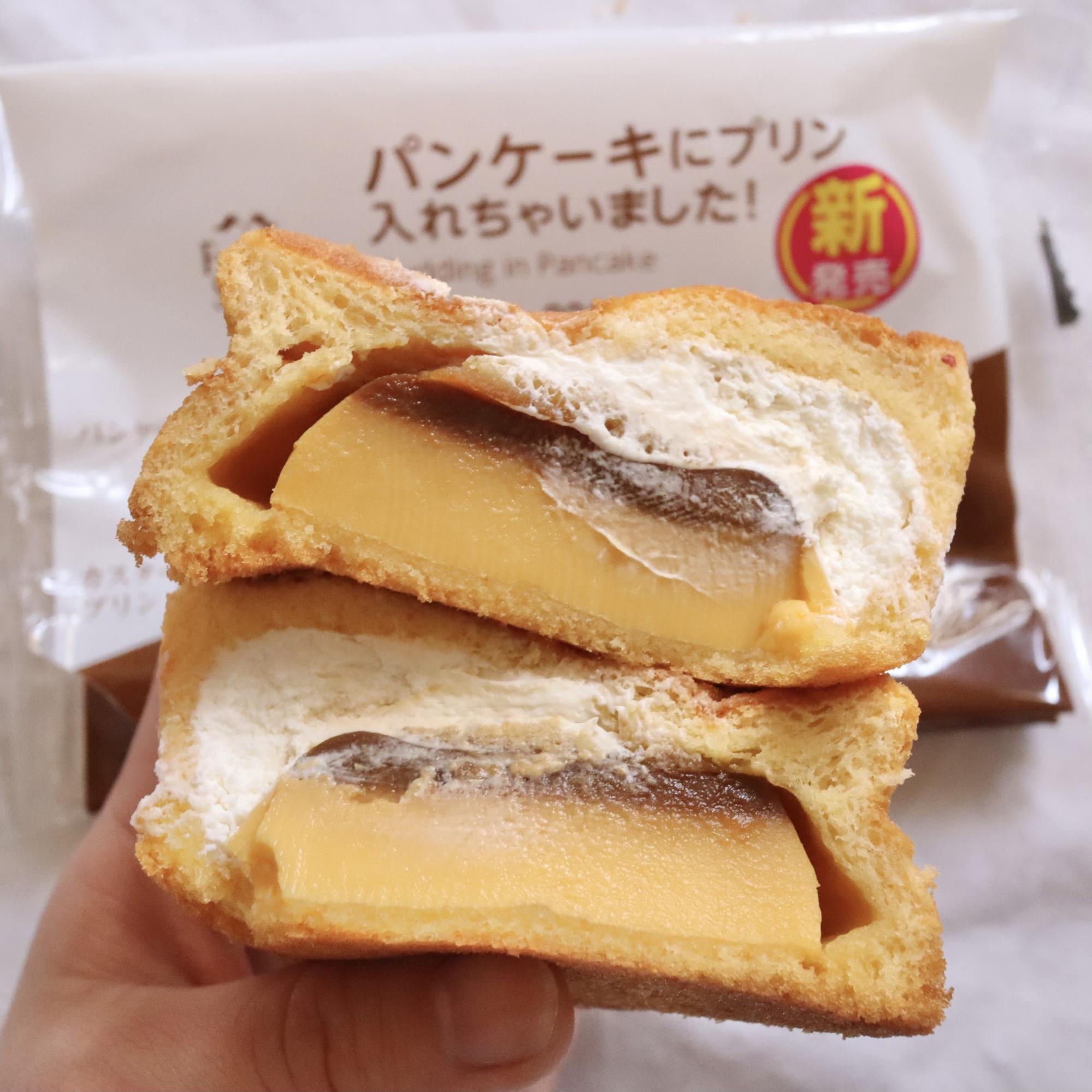 食レポ パンケーキの中にプリン入れちゃいました 断面萌えするインパクト大のコンビニスイーツ もぐナビニュース もぐナビ 食レポ パンケーキの中にプリン入れちゃいました 断面萌えするインパクト大のコンビニスイーツ もぐナビニュース もぐナビ