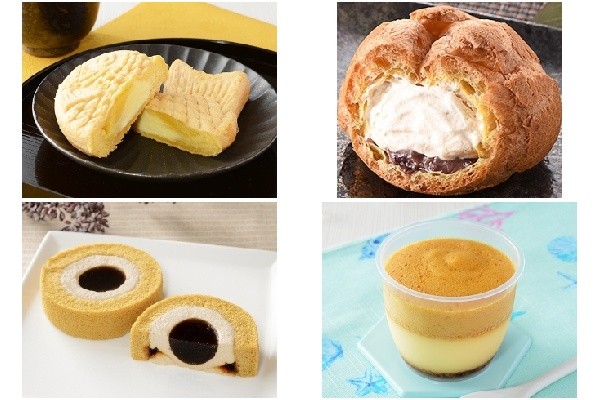 今週新発売のコンビニスイーツをおさらい 榮太樓總本鋪監修のあんこと黒みつのシュークリームや沖縄県産黒糖ロールケーキなど もぐナビニュース もぐナビ