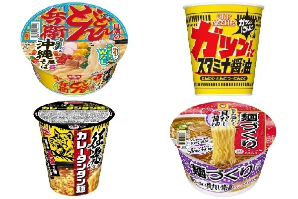 今週新発売の麺料理まとめ 日清のどんどん兵衛 沖縄風そば カップヌードル スタミナ醤油 ビッグ など もぐナビニュース もぐナビ