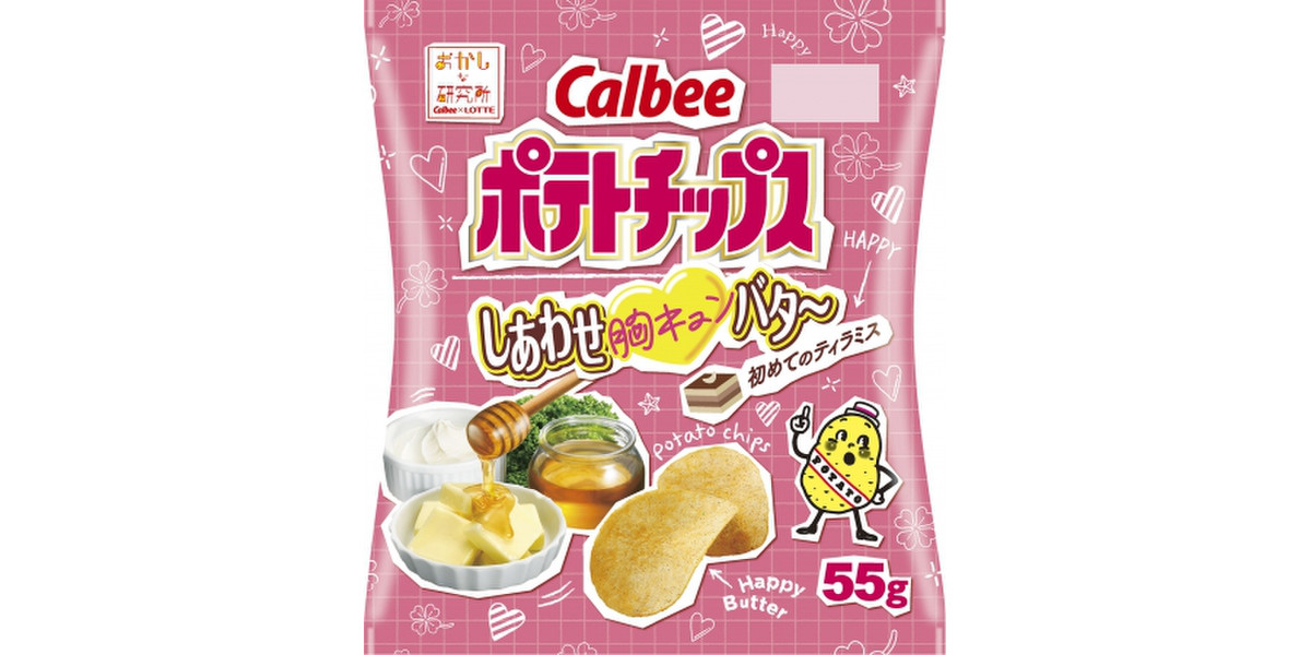 カルビー ロッテ 胸キュン 新作5品が新発売 バターティラミス味のポテチなど もぐナビニュース もぐナビ