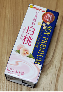 「マルサン ひとつ上の豆乳 豆乳飲料 白桃 パック200ml」のクチコミ画像 by minnie3232さん