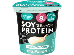 ポッカサッポロ ソイビオ豆乳ヨーグルト ソイプロテインプレーン加糖 カップ100g