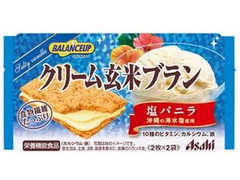 高評価 アサヒフード ヘルスケア バランスアップ クリーム玄米ブラン 塩バニラ 袋2枚 2のクチコミ 評価 カロリー 値段 価格情報 もぐナビ