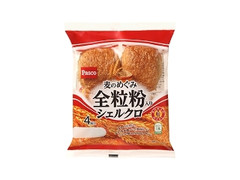 Pasco 麦のめぐみ 全粒粉入りシェルクロ 袋4個