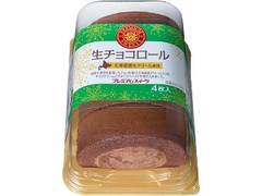 ヤマザキ PREMIUM SWEETS 生チョコロール 北海道産生クリーム使用 パック4枚