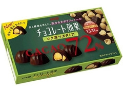 明治 チョコレート効果 カカオ72％ マカダミア 箱9粒