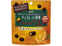 明治 チョコレート効果カカオ72％ 蜜漬けオレンジピール 袋34g