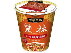 明星食品 中華三昧タテ型ビッグ 榮林 トマト酸辣湯麺 カップ98g