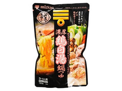 中評価 ミツカン 〆まで美味しい 濃厚鶏白湯鍋つゆ ストレート 袋750gのクチコミ 評価 商品情報 もぐナビ