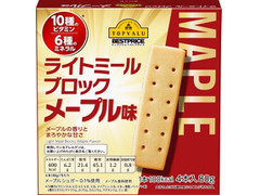 中評価 トップバリュ ベストプライス ライトミール ブロック メープル味のクチコミ 評価 商品情報 もぐナビ