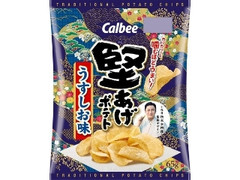 堅あげポテト うすしお味 袋65g 振袖柄