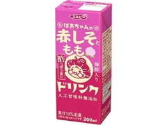 エルビー ばあちゃんの赤しそとももドリンク パック200ml
