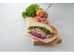 スターバックス ショルダーハム＆5種の野菜 サンドイッチ