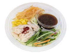 セブン-イレブン ピリ辛ラーメンサラダ 桜島どり蒸し鶏使用 商品写真