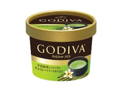ゴディバ カップアイス 宇治抹茶とバニラにチョコレートソースを添えて カップ90ml