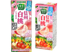 カゴメ 野菜生活１００ 信州白桃ミックスの感想 クチコミ 商品情報 もぐナビ
