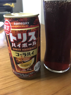 中評価 学生時代飲んだコークハイってこんなに甘かったっけ サントリー トリスハイボール コーラハイ のクチコミ 評価 レビュアーさん もぐナビ