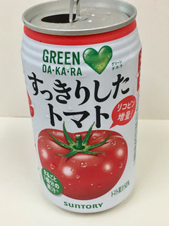 高評価 トマトジュース苦手なわたしにも サントリー Green Da Ka Ra すっきりしたトマト のクチコミ 評価 ビールが一番さん もぐナビ