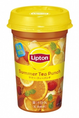 ローソン先行 森永 リプトン Summer Tea Punch 濃い果汁に爽やかミント もぐナビニュース もぐナビ