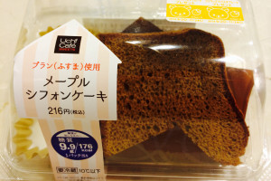 ローソンuchi Cafe Sweets メープルシフォンケーキ はメープルの甘い香り広がるよ もぐナビニュース もぐナビ