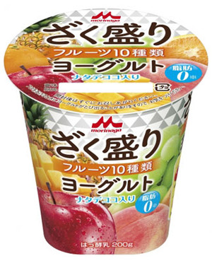 10種のフルーツがざく盛り 森永乳業から新作ヨーグルト もぐナビニュース もぐナビ