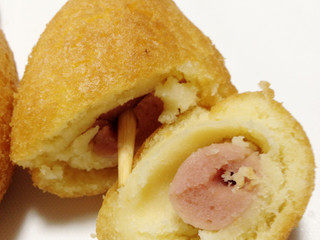 高評価 トースターでサクサク カリカリ 丸大食品 カフェスナック アメリカンドッグ のクチコミ 評価 Kumahappinessさん もぐナビ