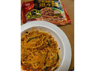 中評価 辛 くない 日清食品冷凍 日清中華 汁なし担々麺 大盛り のクチコミ 評価 Madomogさん もぐナビ