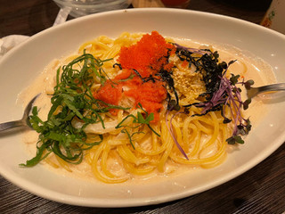 麺ふっとい笑 ベビーフェイスプラネッツ 博多明太子クリーム のクチコミ 評価 ぺりちゃんさん もぐナビ
