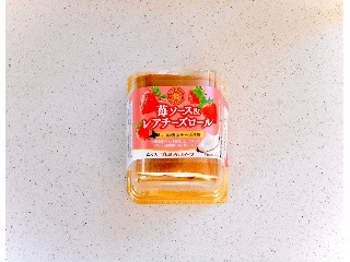 PREMIUM SWEETS 苺ソース＆レアチーズロール 北海道産チーズ使用