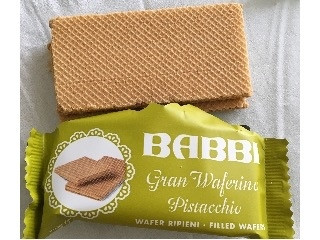 高評価 Babbi Babbi グランワッフェリーニ ウエハース ピスタチオ のクチコミ 評価 レビュアーさん もぐナビ