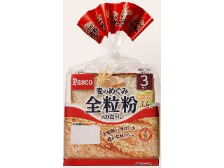 Pasco 麦のめぐみ 全粒粉入り食パン 袋3枚のクチコミ 評価 カロリー情報 もぐナビ
