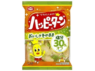 高評価 粉は少ないが味は合格 亀田製菓 減塩 ハッピーターン のクチコミ 評価 相模道灌さん もぐナビ