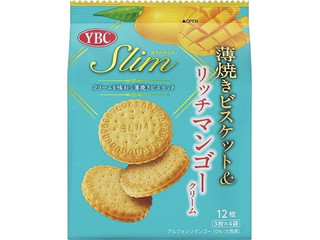 中評価 ｙｂｃ スリムサンド 薄焼きビスケット キャラメル サレクリームのクチコミ 評価 カロリー 値段 価格情報 もぐナビ