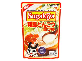 寿がきや Sugakiya 和風とんこつ鍋つゆ 袋750gのクチコミ 評価 商品情報 もぐナビ