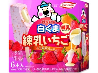 中評価 丸永 白くま 練乳いちご 箱55ml 6のクチコミ 評価 カロリー 値段 価格情報 もぐナビ