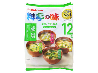 高評価 マルコメ 料亭の味 減塩 袋12食のクチコミ 評価 商品情報 もぐナビ