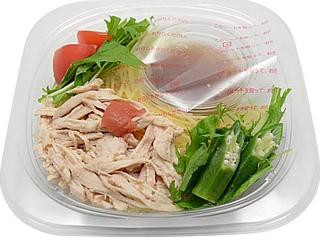 高評価 セブン イレブン 蒸し鶏の冷製パスタ 梅しそ風味のクチコミ 評価 カロリー 値段 価格情報 もぐナビ
