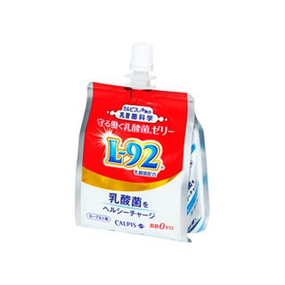 中評価 カルピス 守る働く乳酸菌ゼリー Lー92 ヨーグルト味 180g 製造終了 のクチコミ 評価 商品情報 もぐナビ