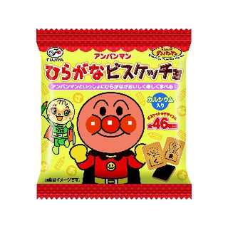 不二家 アンパンマン ひらがなビスケッチョ 袋18g