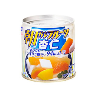 高評価】はごろも 朝からフルーツ 杏仁 缶190gのクチコミ・評価・商品 ...