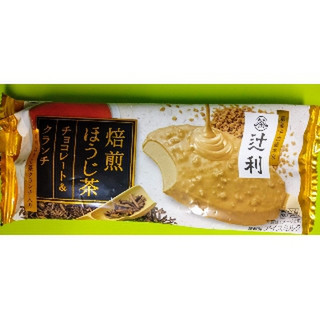 中評価 ミッドナイトほうじ茶アイス 辻利 焙煎ほうじ茶 チョコレート クランチ のクチコミ 評価 Gologoloさん もぐナビ