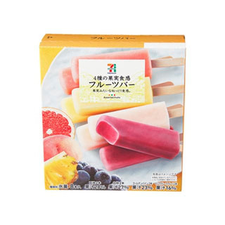 高評価 セブンプレミアム 4種の果実食感フルーツバー 箱40ml 8のクチコミ 評価 商品情報 もぐナビ