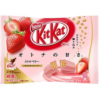 高評価 ネスレ キットカット ミニ オトナの甘さ ストロベリー 袋12枚 製造終了 のクチコミ 評価 カロリー 値段 価格情報 もぐナビ