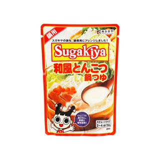 寿がきや Sugakiya 和風とんこつ鍋つゆ 袋750gのクチコミ 評価 商品情報 もぐナビ