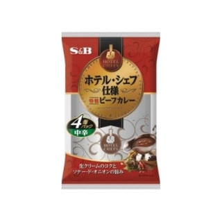 高評価 S B ホテル シェフ仕様 特製ビーフカレー 中辛 袋4個のクチコミ 評価 値段 価格情報 もぐナビ