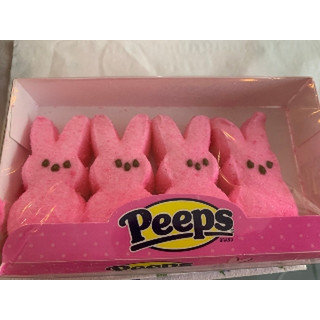 高評価 ピンクのウサギが並んでるるるー Peeps マシュマロバニーズ のクチコミ 評価 Sweetsilさん もぐナビ