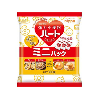 ニップン ハート ミニパック 薄力小麦粉 袋100g 3のクチコミ 評価 カロリー情報 もぐナビ